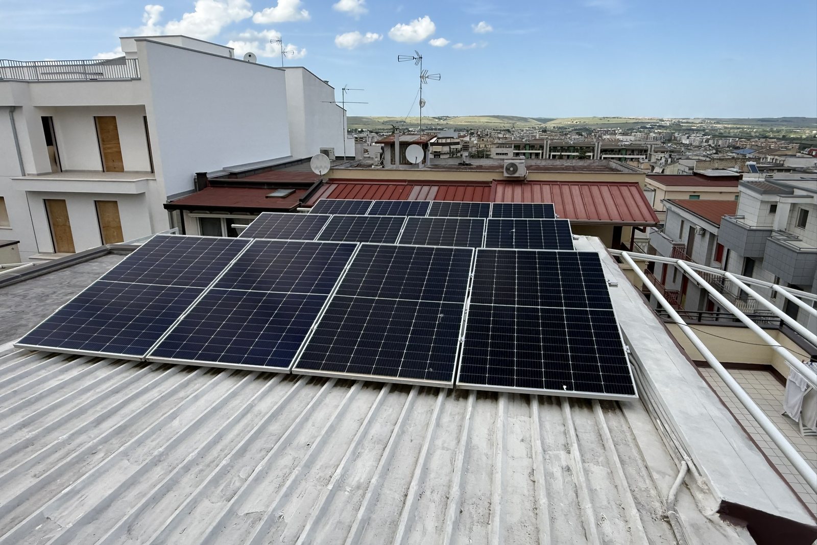Impianto fotovoltaico con accumulo su abitazione singola a Gravina in Puglia